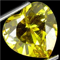 10ct Yellow Heart Cut Lab Diamond (GEM-21989)