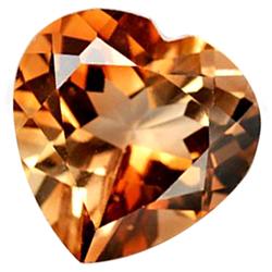 8.16ct Heart Orange Imperial Topaz Appr Est $20k (GEM-27719)