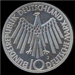 1972J Germany Silver 10 Mark PR68 DCAM (COI-8548)