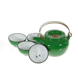Chinese Glazed Clay Tea Set (CLB-204)