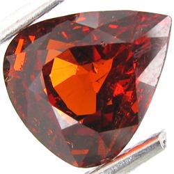 2.96ct Golden Red Spessartine Garnet Pear  (GEM-19707)