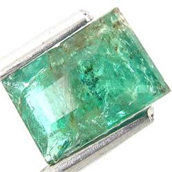 1.07ct Natural Medium Green Zambian Emerald (GEM-19537)