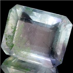 132ct Emerald Cut Green Flourite Afghan (GEM-17502)