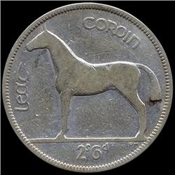 1937 Ireland 1/2 Crown Higher Grade RARE (COI-7376)