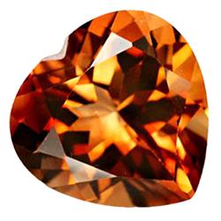 8.01ct Heart Orange Imperial Topaz Appr Est $20k (GEM-27718)