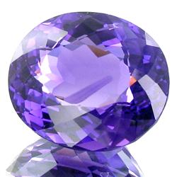 52.64ct Top Purple Oval Cut Amethyst Uruguay  (GEM-23376)