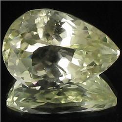 29.16ct Natural Lemon Green Kunzite Appraised $6k (GEM-17889)