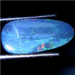 2.22ct Australian Black Opal Doublet Full Fire (GEM-30056)