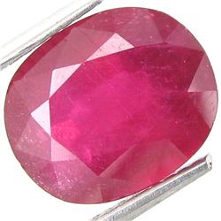5.14ct Oval Red Ruby (GEM-19049A)