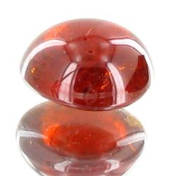 11.84ct Oval Cabochon Orange Garnet Natural  (GEM-23264)