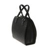 Image 5 : Ladies Black Ostrich Hide Skin Handbag (ACT-040)