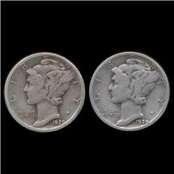 1929/D Mercury Dime Hi Grade ERROR (COI-8479)