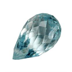 1+ct Sky Blue Aquamarine Briolette (GMR-0423D)