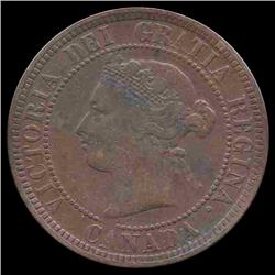 1886 Canada Cent Higher Grade Type 2 (COI-8243)