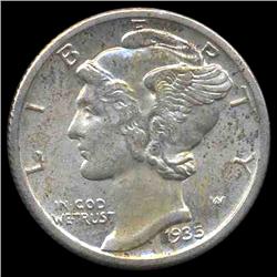 1935 Mercury Dime Gem MS65 (COI-8365)