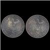 Image 1 : 1973 Germany Silver 5 Mark BU Lot of 2 (COI-8504)