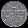 Image 2 : 1926 Canada 5c Higher Grade (COI-8282)
