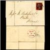 Image 1 : 1844 GB Rare 1p Red Maltese Canc. Stamp Cover (STM-1593)