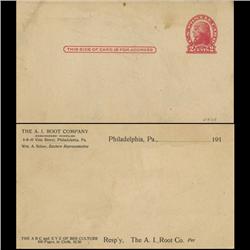 1918 US Jefferson 2c Postcard Mint (STM-0628)