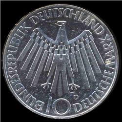 1972D Germany Silver 10 Mark Proof (COI-8552)