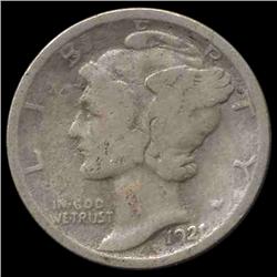1921 Mercury Dime Circulated (COI-8360)