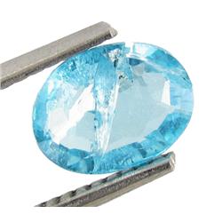1.25ct Blue Green Natural Copper Bearing Apatite  (GEM-28821)
