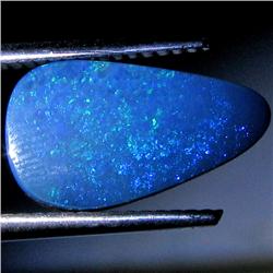 2.24ct Australian Black Opal Doublet Full Fire (GEM-30022)