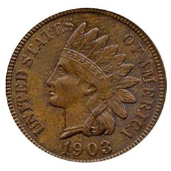 1903 Indian Cent Uncirculated MS65 BN (COI-7516)
