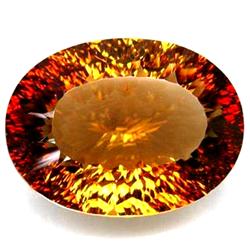 28.38ct Iridescent Unheated Imperial Topaz Huge (GEM-27525)