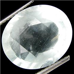 5.74ct Oval Natural Light Blue Aquamarine  (GEM-19731)