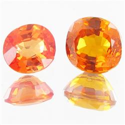 4.84ct Mandarin Orange Sapphire Appraised $15k (GEM-19156)