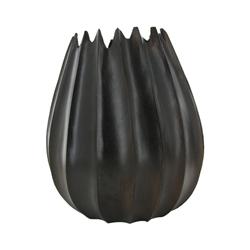 Handcaoved Mango Wood Vase (DEC-225)