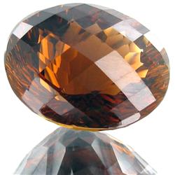 24.41ct Imperial Topaz Appraised $79k (GEM-26960)