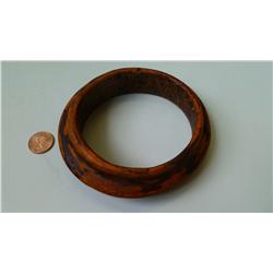 Large Orange Glass Bracelet