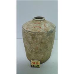 Painted WINE CONTAINER