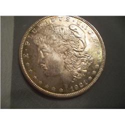 1921 Silver Morgan Dollar, BU/MS