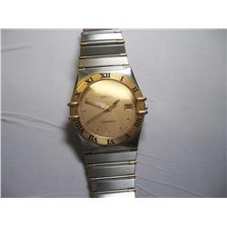 Omega Mens Constellation 18K Gold 2 Tone Mens Watch in Perfect Condition