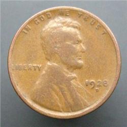 1928 Lincoln Wheat Cent, MS63RB