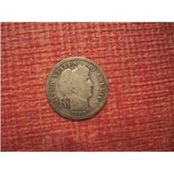 1909-D Silver Barber Dime
