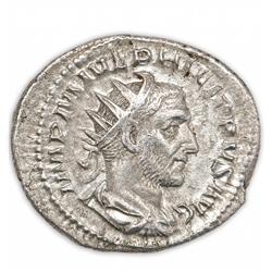 Ancient Coin - Philip I AR Antoninianus. AD 244-249.  A SILVER DEAL!