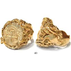 Bogota, Colombia, cob 2 escudos, 1712, from the 1715 Fleet, pedigreed to the 2003 "Tampa sale," moun