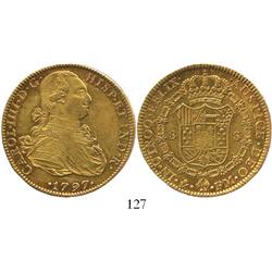Mexico City, Mexico, bust 8 escudos, Charles IV, 1797FM.