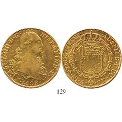 Mexico City, Mexico, bust 8 escudos, Charles IV, 1802FT.
