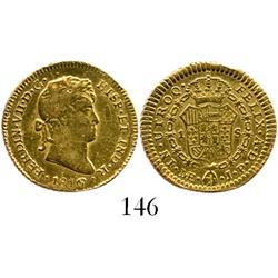 Lima, Peru, bust 1 escudo, Ferdinand VII, 1816/5JP.