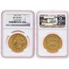 Image 2 : USA (San Francisco mint), coronet $20 double eagle, 1856-S, encapsulated NGC UNC details / sea salva