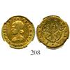 Image 1 : Bogota, Colombia, 1 escudo, 1823JF, encapsulated NGC XF-40, rare.