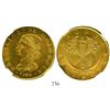 Image 1 : Bogota, Colombia, 8 escudos, 1834RS, encapsulated NGC AU details, reverse damage.