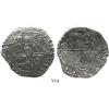 Image 1 : Potosi, Bolivia, cob 8 reales, 16(18)PAL, rare, Grade-2 with original certificate (found)
