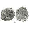 Image 1 : Potosi, Bolivia, cob 8 reales, Philip III, assayer T, quadrants of cross transposed, contemporary te