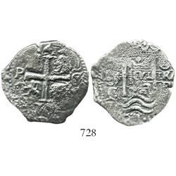 Potosi, Bolivia, cob 4 reales, 1679C.